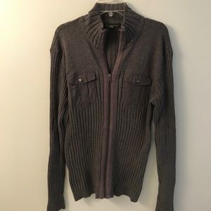 INC dark grey cotton jacket